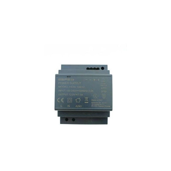 ZASILACZ IMPULSOWY NA SZYNĘ DIN ESPE HDN-10012 12V/85W/7.1A