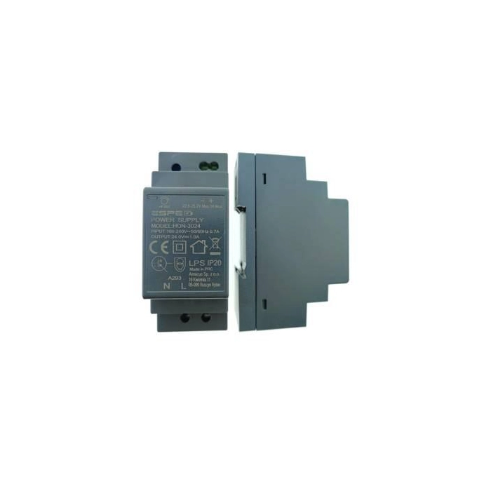 ZASILACZ IMPULSOWY NA SZYNĘ DIN ESPE HDN-3024 24V/30W/1A