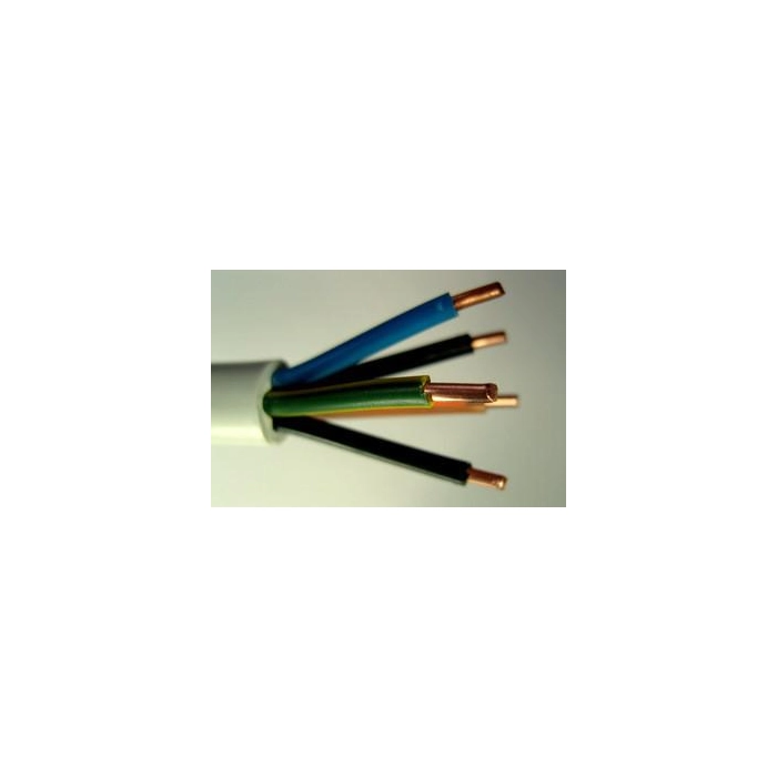 Przewód elektryczny drut okrągły YDY 450/750V 5x4mm2 100m MERCOR