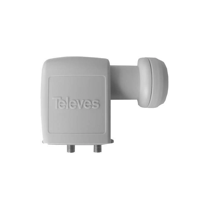 Konwerter Twin Televes ref. 747002 szary