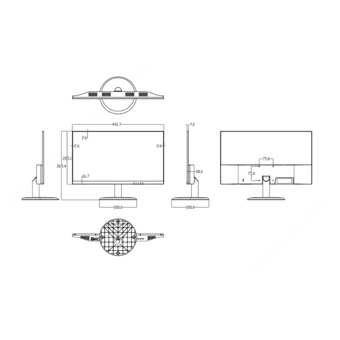 MONITOR DAHUA LM22-H200