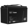 ZESTAW PRZETWORNICA Green Cell 12V/ 230V 300W/600W CZYSTY SINUS + AKUMULATOR AGM GreenCell 12V 100Ah