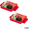 Zestaw aktywnych konwerterów do transmisji Ethernet oraz PoE ATTE xCOAX4-SET