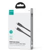 Kabel USB-C / USB-C Joyroom SA34-CC3 100cm 60W 5A PD w oplocie czarny
