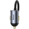 ŁADOWARKA SAMOCHODOWA NA PRZEWODZIE Baseus Share Together 120W 3A 3x USB-A 1x USB-C PD 20W QC 3.0
