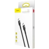 KABEL USB-C / USB-C Baseus Cafule CATKLF-HG1 200cm 60W 3A PD 2.0 QC 3.0 CZARNO-SZARY W OPLOCIE