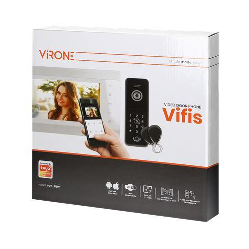 WIDEODOMOFON WI-FI VIRONE VDP-61FHDZD/W TUYA