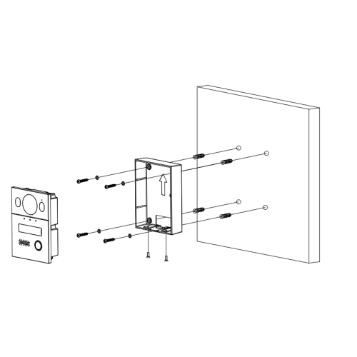 Zestaw wideodomofonowy DAHUA KTX02(S)