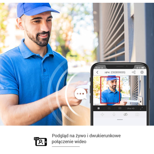 Bezprzewodowy wizjer do drzwi Ezviz HP2