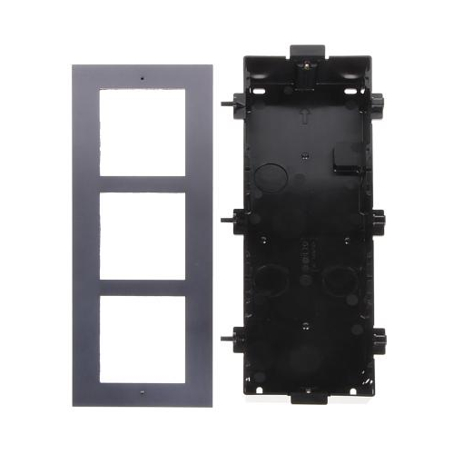 Ramka z puszką do montażu podtynk. 3-modułowa HIKVISION DS-KD-ACF3/Plastic