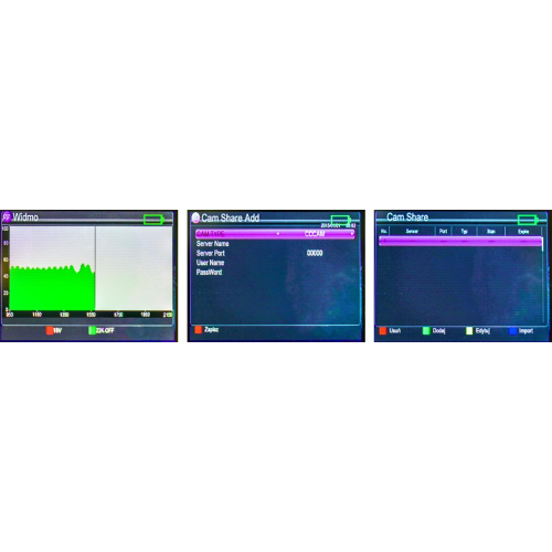 Miernik satelitarny Spacetronik S-22 DVB-S2/S2X IPTV M3U H.265