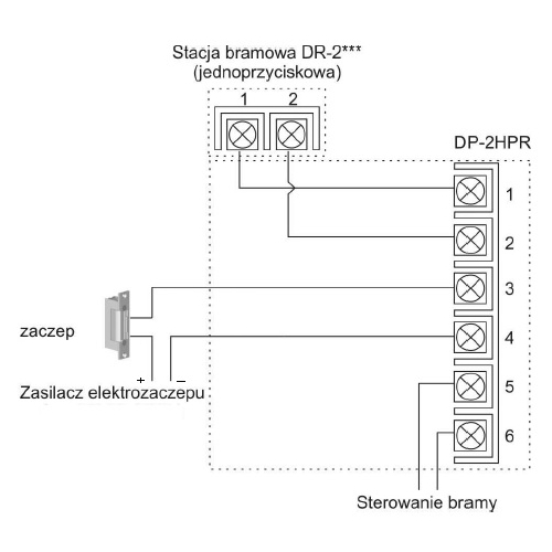 DOMOFON COMMAX DP-2HPR/DR-2PN