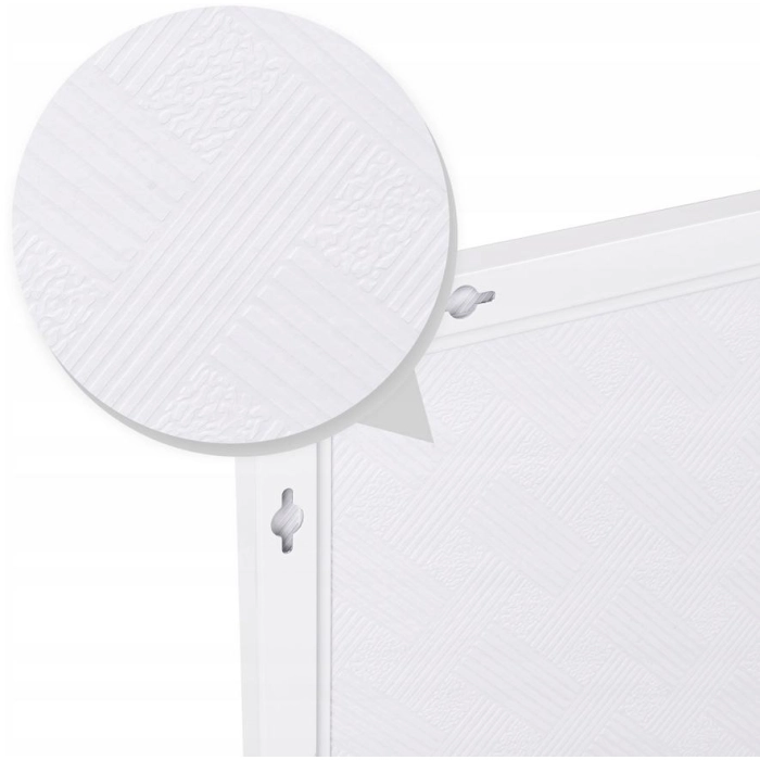 Zestaw Panel grzewczy IR CRONOS Carbon P800 White
