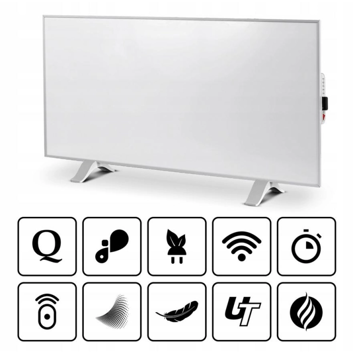 Panel grzewczy IR CRONOS Synthelith PRO CRP-770TWP Grey