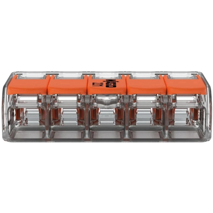 Szybkozłączka uniwersalna LINKA/DRUT 5x 0,2-4mm2 WAGO 221-415 (1szt.)
