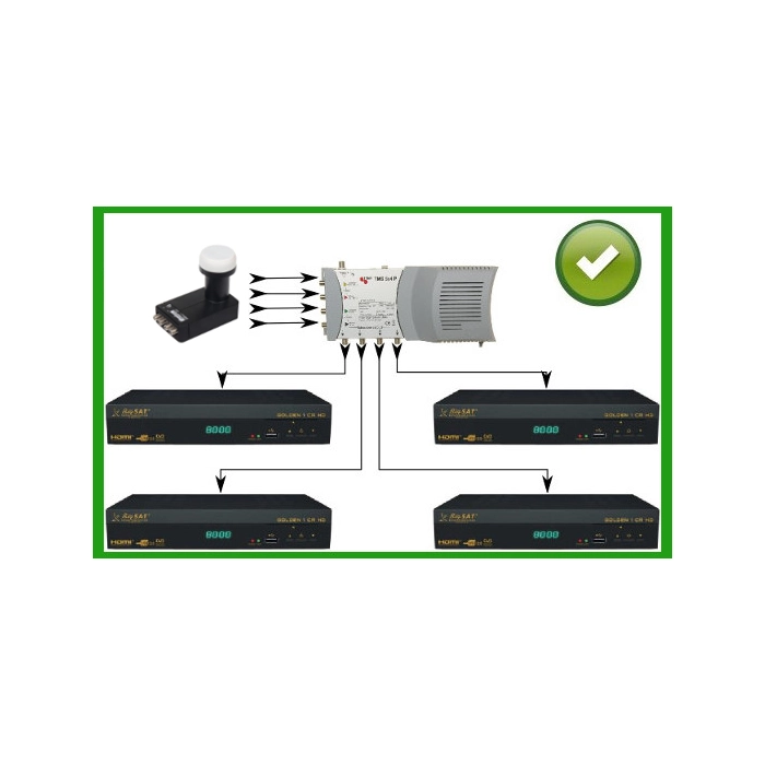 KONWERTER INVERTO QUATTRO BLACK ULTRA IDLT-QTL412-ULTRA-OPN