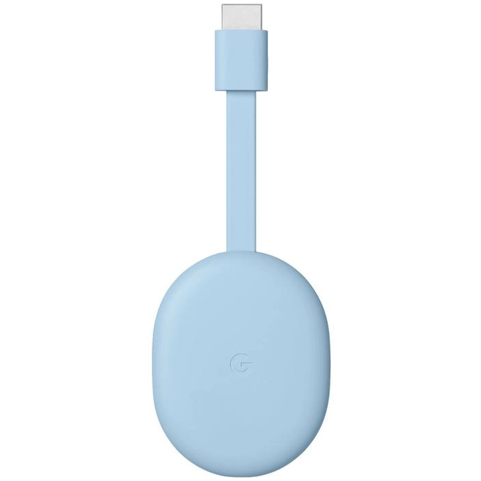 Odtwarzacz multimedialny Google Chromecast 4K z Google TV Niebieski