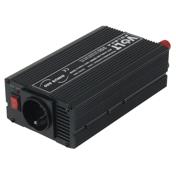 PRZETWORNICA VOLT POLSKA SINUS 600 12V / 230V 300/600W