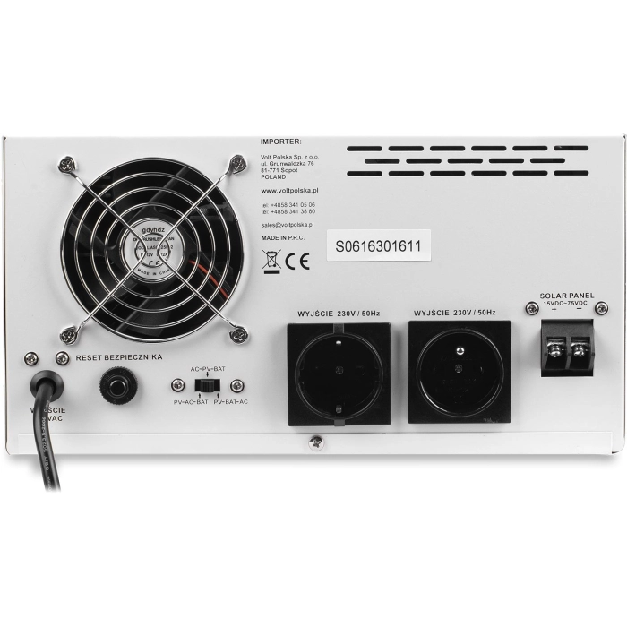 Przetwornica Volt Polska SinusPro-1500S 12V 1050/1500W SOLAR