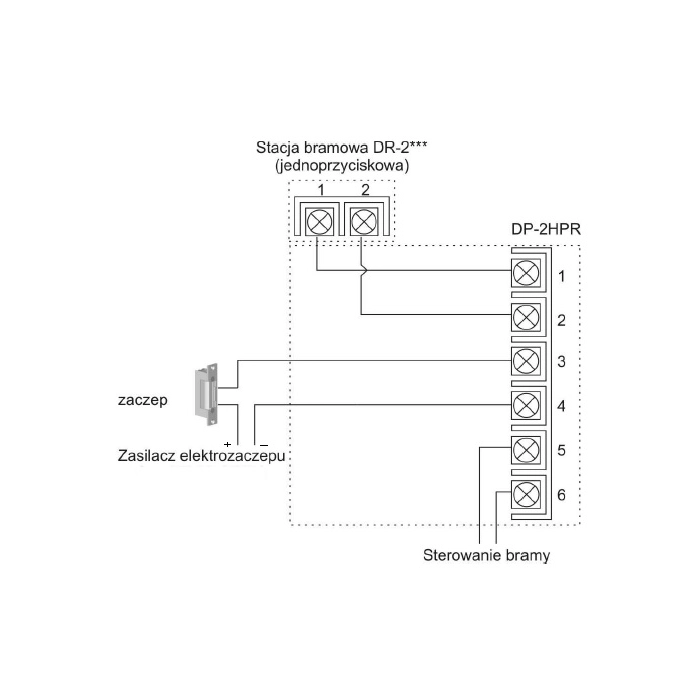 DOMOFON COMMAX DP-2HPR/DR-2PN