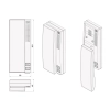 ACO INS-UP720BX UNIFON - hold, 1-przycisk, gniazdo RJ