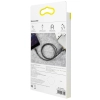 KABEL USB-A / Lightning iPhone Baseus Cafule CALKLF-BV1 100cm Apple 2.4A CZARNO-ZŁOTY W OPLOCIE