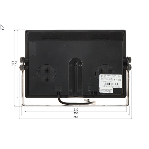 MONITOR SAMOCHODOWY ATE-TFT09-T4 9 