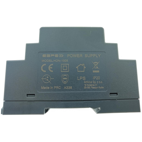 ZASILACZ IMPULSOWY NA SZYNĘ DIN ESPE HDN-1005 5V/10W/2A
