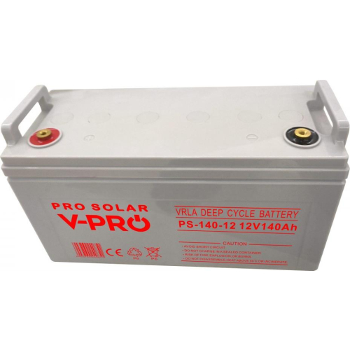 AKUMULATOR VOLT POLSKA DEEP CYCLE VPRO SOLAR 12V 140AH VRLA BEZOBSŁUGOWY