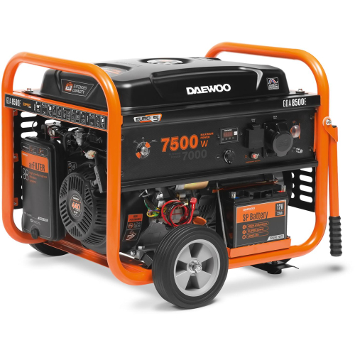 ZESTAW AGREGAT PRĄDOTWÓRCZY DAEWOO GDA 8500E 7.5kW + 2x GENERATOR OIL SAE 10W-30 DWO 600