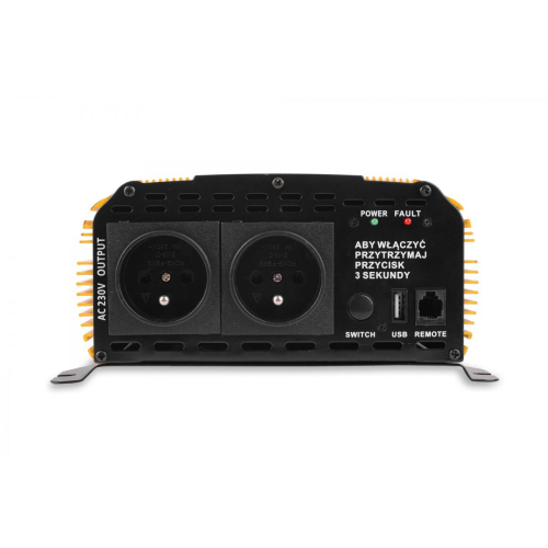 PRZETWORNICA VOLT POLSKA SINUS PLUS 1200 12V / 230V 600/1200W