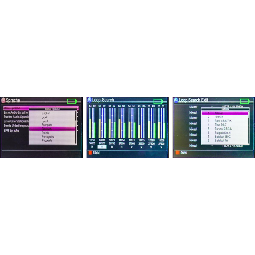 Miernik satelitarny Spacetronik S-22 DVB-S2/S2X IPTV M3U H.265