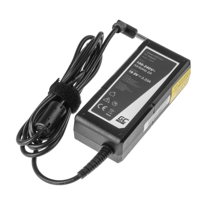 ZASILACZ ŁADOWARKA DO LAPTOPA HP Green Cell PRO AD49P 19,5V 3,33A 65W 4,5mm/3,0mm