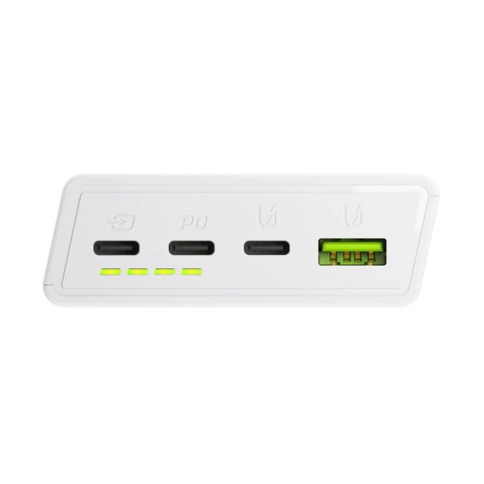 POWERBANK Green Cell PowerPlay20S 20000mAh PD 22,5W QC 3.0 3x USB-C BIAŁY