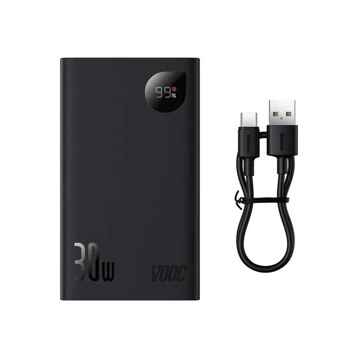 Powerbank Baseus Adaman2 PPAD050101 20000mAh 30W PD QC 3.0 Super VOOC 2x USB-A 1x USB-C