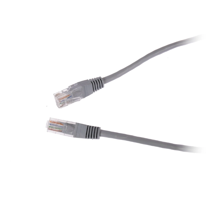 PATCHCORD KAT5E UTP 5M SZARY