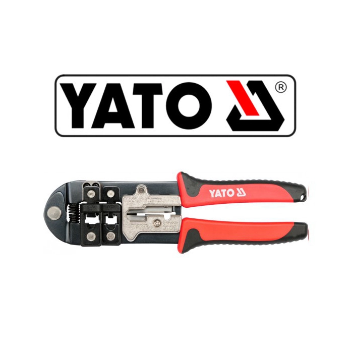 Zaciskacz wtyków RJ45, RJ11, RJ12 YATO YT-22422