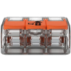 Szybkozłączka uniwersalna LINKA/DRUT 3x 0,2-4mm2 WAGO 221-413 (1szt.)