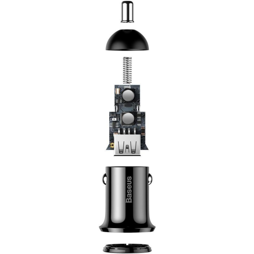 ŁADOWARKA SAMOCHODOWA Baseus Grain Pro CCALLP-01 24W 4.8A 2x USB-A