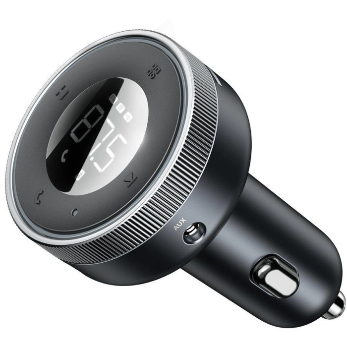 TRANSMITER FM ŁADOWARKA SAMOCHODOWA Baseus Enjoy CCLH-01 3.4A 2x USB-A JACK 3.5MM BT 5.0