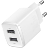 ŁADOWARKA SIECIOWA Baseus Compact Charger CCXJ010202 10.5W 2x USB-A BIAŁA