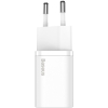 ŁADOWARKA SIECIOWA Baseus Super Si Quick Charger 1C CSUP-J02 30W 1x USB-C PD 3.0 QC 3.0 BIAŁA