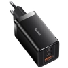 Ładowarka sieciowa Baseus GaN 5 Pro Fast Charger CCGP120201 65W 1x USB-A 2x USB-C PD 3.0 QC 4.0 + kabel USB-C