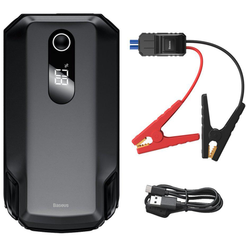 POWERBANK BOOSTER Baseus Max Car Jump Starter CGNL020001 20000mAh 12V 2000A + KABLE KROKODYLKI