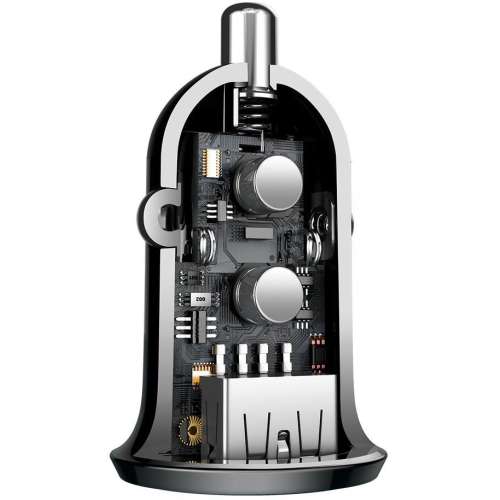 ŁADOWARKA SAMOCHODOWA Baseus Grain Pro CCALLP-01 24W 4.8A 2x USB-A