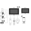 Wideodomofon REVIZOOM RM-T402HD BLACK/RC-411HD-C