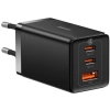 Ładowarka sieciowa Baseus GaN 5 Pro Fast Charger CCGP120201 65W 1x USB-A 2x USB-C PD 3.0 QC 4.0 + kabel USB-C