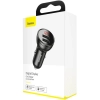 ŁADOWARKA SAMOCHODOWA Baseus Digital Display CCBX-0G 24W 4.8A 2x USB-A CZARNA