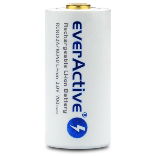 Akumulatorek 16340 / R-CR123 3V everActive 700mAh (1 szt.) z zabezpieczeniem