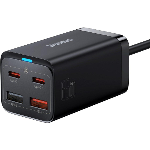 ŁADOWARKA SIECIOWA Baseus GaN 3 Pro Desktop Charger CCGP040101 65W 2x USB-A 2x USB-C PD 3.0 QC 4.0